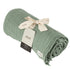 Lark Muslin Cotton Throw Eucalyptus - 130 x 180cm